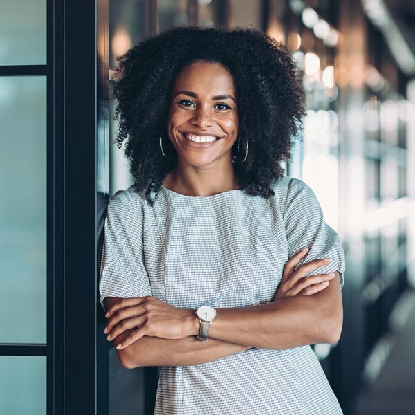 smiling professional woman